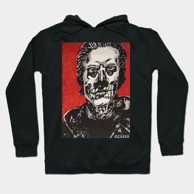 AHS: Murder House - "Count Bodies Like Sheep" Tate Langdon portrait (original) Hoodie by StagArtStudios